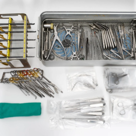 Orthopedic Holloware: Instruments and Trays for Orthopedic Surgeries