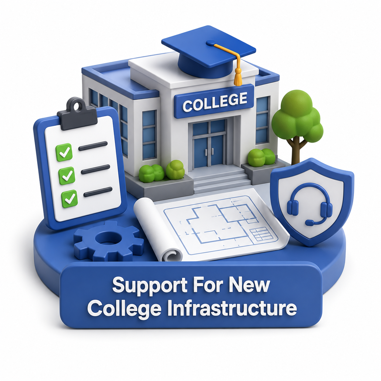 Support for new College Infrastructure